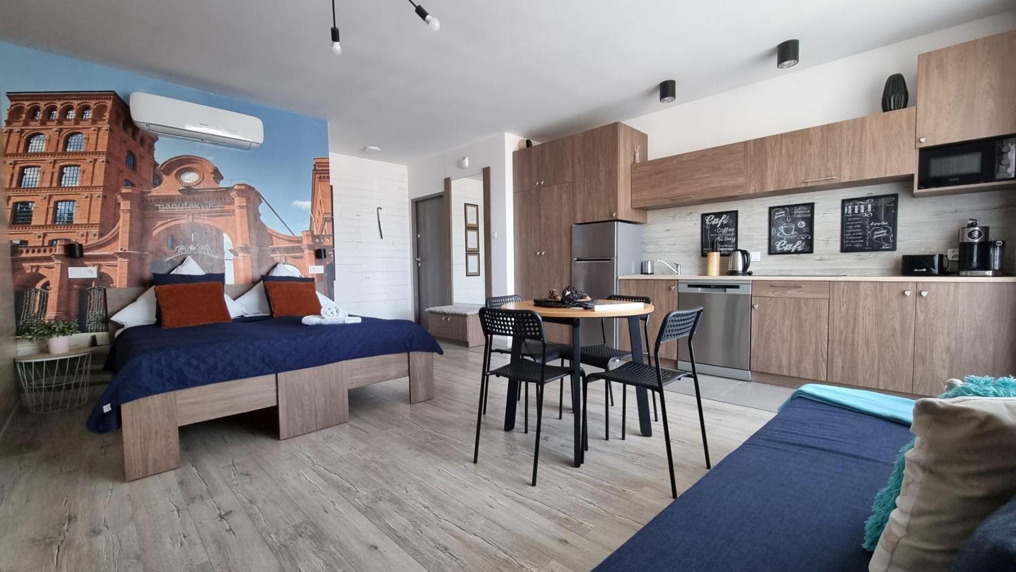 Q Apart Coral - Studio, Manufaktura, Parking Gratis, Tv Max, Fv, Gwarancja Zadowolenia Appartement Łódź Buitenkant foto
